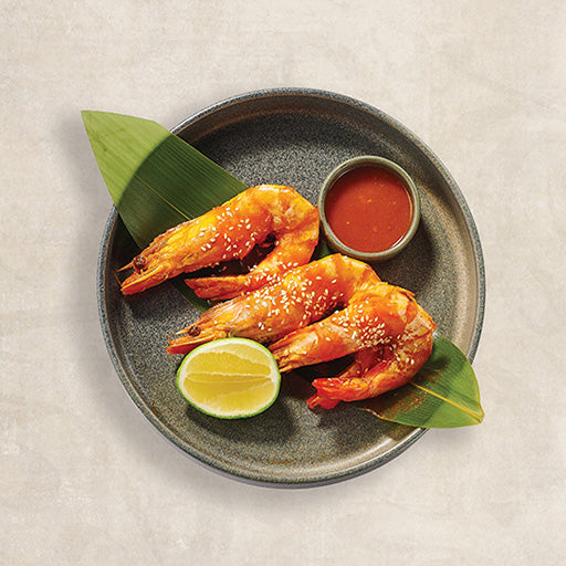 Golden Spiced Prawns