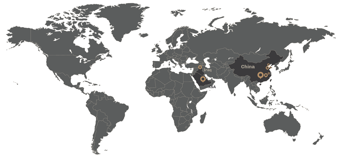 Otantik Global Branches Map